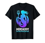 Vintage Tee Merdaddy Merman Merdad Men Gifts