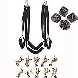 Sê & x Swing Swing-Swivel Swing para juegos de interior - Soporte de giro de 360 ​​grados - Altura ajustable - Fácil de instalar + 4 dados