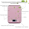 Bilancia da cucina digitale, 10 kg/1 g, ricaricabile USB, bilancia da cucina digitale con display LCD e funzione tara, bilancia da cucina professionale con cavo di ricarica (oro rosa)