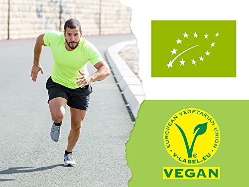 GLORIOSO Proteína Vegana Sin Lactosa ni Azúcar con DigeZyme® - Proteína Isolate para Deportistas 21g por Servicio - Vegan Protein con Mezcla de Guisante, Arroz, Calabaza y Girasol (400g, Neutra)
