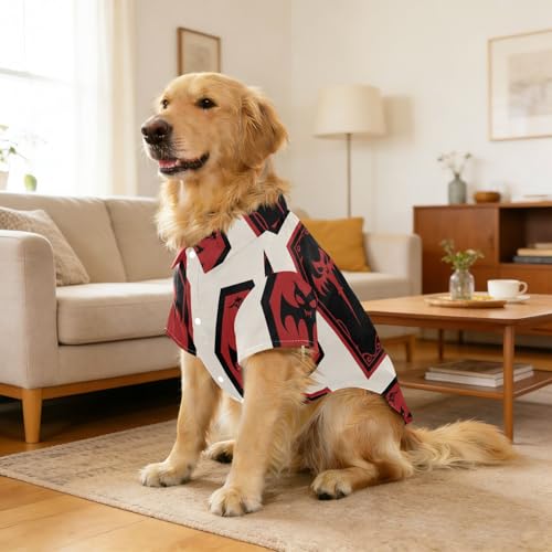 Polo gothique pour chien doux et léger qui ne gratte pas