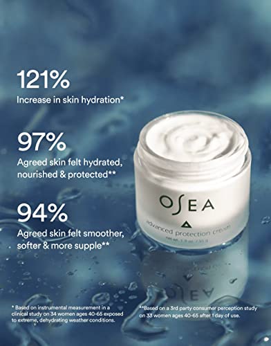 OSEA Advanced Protection Face Cream 1oz - Hydrating Face Moisturizer - Clean Beauty with Naturally Derived Bio-Retinol - Vegan & Cruelty-Free - Face Cream for Dry Skin - Seaweed Skincare - Thumbnail 5