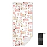 JUNZAN Western Boots Bow Ties Beach Towel Quick Dry...