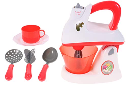 MalPlay Mixer für Kinder | Küchenspielzeug | Rollenspielzeug | Küchengerät für Spielküche | Licht & Sound | für Jungen… – Bild 4