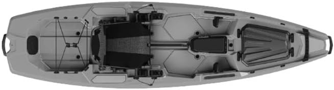 Bonafide SS107 Fishing Kayak in Top Gun Grey