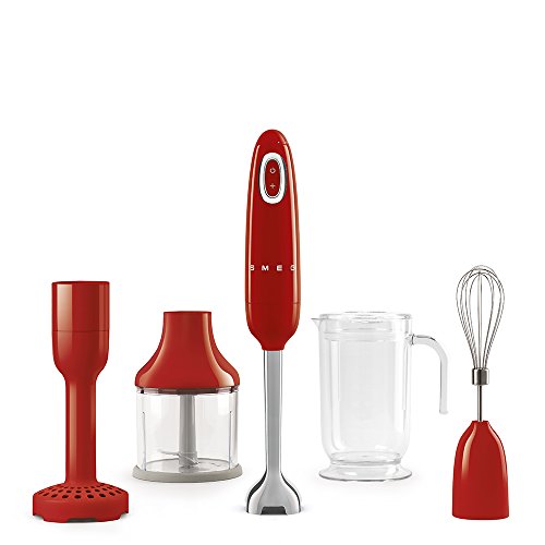 Smeg-Hand-Blender-HBF02RDUS-RED-4-pc-attachments Smeg Hand Blender HBF02RDUS RED 4 pc attachments