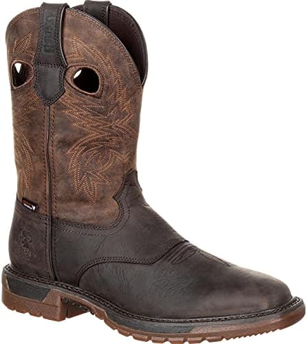 Rocky Men's Original Ride FLX  Western Boot, dark brown 208, 10 Medium US | Image 4
