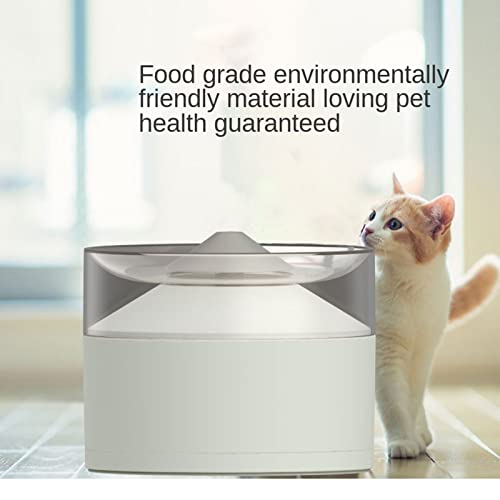 Fuente de agua automática para perros y gatos, blanca miniatura 5