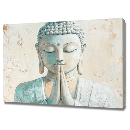 Toile murale zen Bouddha pour habiller un mur vide de salon