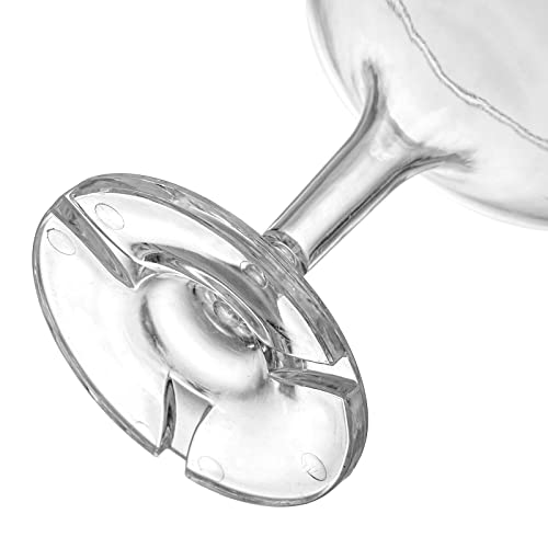 Peohud Set Of 18 Coupe Cocktail Glasses, 5 Oz Unbreakable Acrylic Martini Glasses, Reusable Champagne Cups For Party, Home, Bar, Wedding, Picnic #TOP3