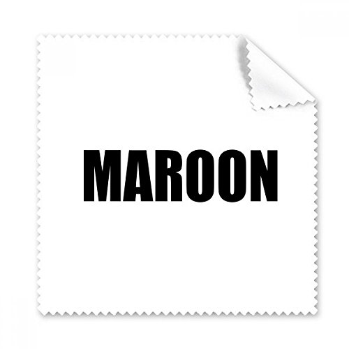 Chiffon lunettes tissu marron nom noir pour écran au bureau et voyage