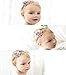 FANCY CLOUDS Baby Girl Headbands with Bows and Flowers,Soft Nylon Knot Hair Accessories for Newborn Infant Toddler Girls (000)