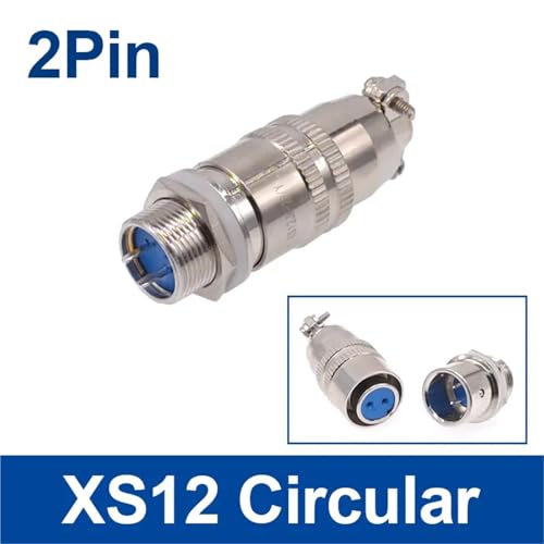 Conector XS12 de empuje rápido con base cuadrada para panel circular 2
