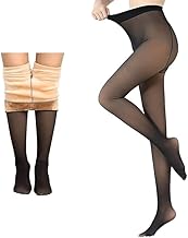 ALYNE Winter Warm Thermal Fleece Lined Thick Tights Women Slim Fit Leggings Pants Waist (Size : 26 to 34 Inch Stretchable)
