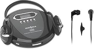 Portable CD Player Headphone & (Earphone NEW) Included - Skip Protection for CD