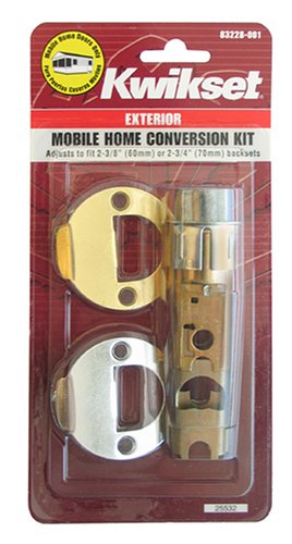 Kwikset 22827 CP DL 2WAL DI 3/26 CNV KIT Mobile Home Exterior Entry