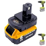 Biswaye Adapter Compatible with Dewalt 20V Battery to Replacement for Ryobi 18V ONE+ Battery, Adapter Compatible with Milwaukee M18 Battery to Replacement for Ryobi 18V ONE+ Battery P102 P189 P107