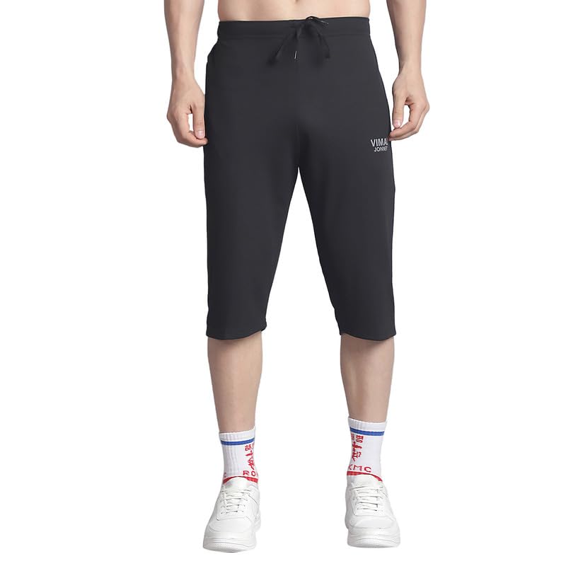 mack jonney Solid Regular Fit Polyster Lycra Capri for Men-P-picture-16