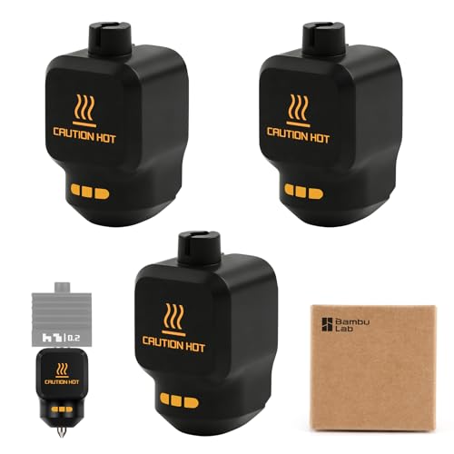 Bamboo Lab �I���W�i�� 3�� Hotend �V���R���\�b�N�X Bambu Lab P2S 3D�v�����^�[�p�AHotend �q�[�^�[ �u���b�N �V���R���J�o�[�A�����ϐ��ی쉟�o�@�X���[�u