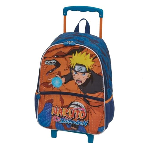 Mochila Infantil Com Rodinha Naruto Kurama