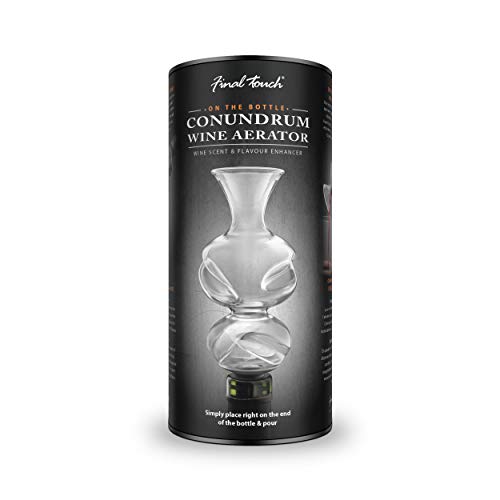 Final Touch Conundrum Wine Aerator for Wine Bottles