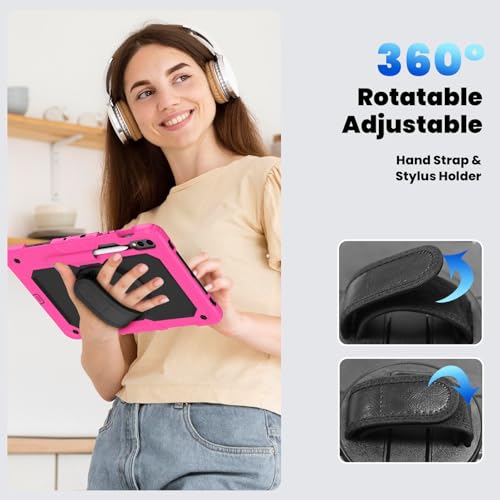 Coque Samsung Tab S10 Plus antichoc avec protège-écran et support 360 - 6