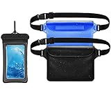 📱【PANTALLA TÁCTIL AMIGABLE】 La bolsa impermeable de PVC blando es muy adecuada para la pantalla táctil. La bolsa impermeable está hecha de material duradero y transparente, por lo que puede usar su teléfono como de costumbre. No necesita abrir la bolsa para ver correos electrónicos o hacer llamadas telefónicas.