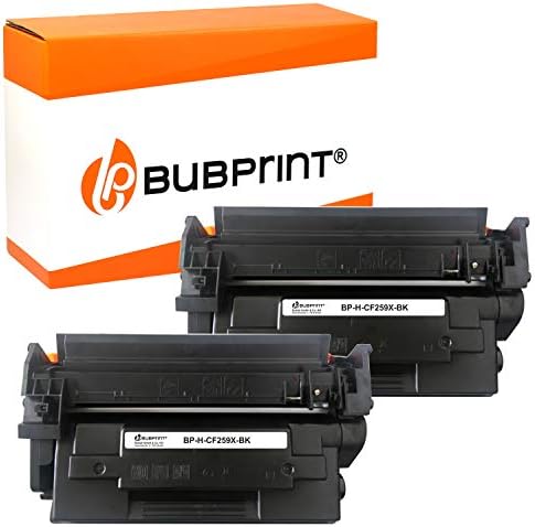 Bubprint Compatible para HP CF259X CF259A 59X 59A Cartucho Tóner sin Chip  Laserjet Pro M404 M404n M404dn M404dw M304a M405 MFP M428 M428dw M428fdn  M428fdw M429 Juego de 2 Cada uno 10.000