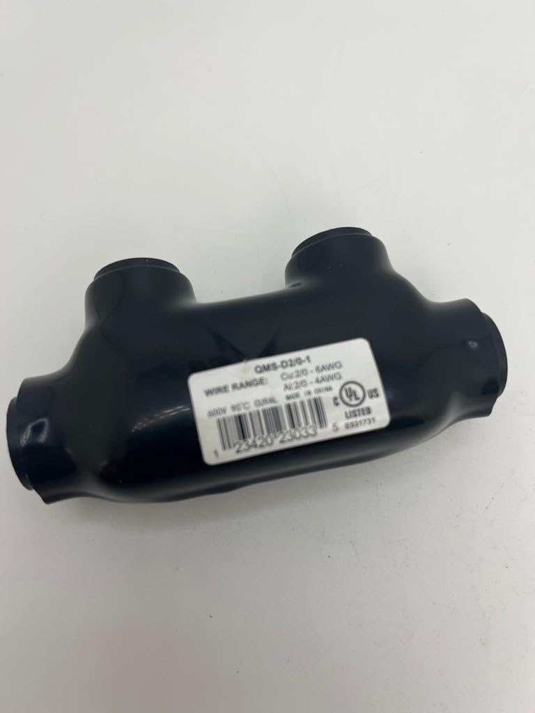 Insulated Wire Connectors DMNI - Polaris Connector Lugs Taps for Wires Range 1/0-14 AWG - Aluminum and Copper Wire Split Bolt Connector Slotted or 3/16" (D1/0-1 Pack of 3)