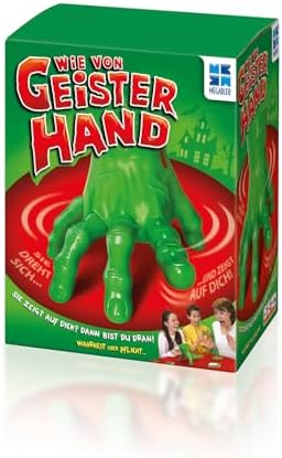 Megableu - WIE VON GEISTERHAND - Lustiges Gesellschaftsspiel für Kinder ab 7 Ja - 300 Herausforderungen mit Elektronischer Hand - Für Familie oder Freunde -2+ Spieler - 3 AA-Batterien nicht enthalten