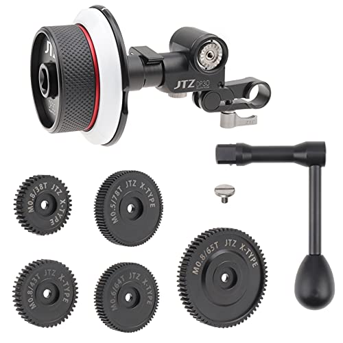 Jtz Dp30 Single-15Mm-Rod Cine Lens Follow Focus Puller Lever For Filmmaking Video Cinema Dslr Mirrorless Camera,Suitable For Sony Canon Nikon Blackmagic Bmpcc 4K 6K Camera #TOP24