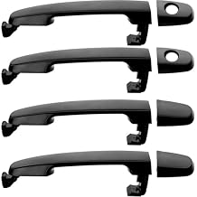 Door Handle Set of 4Pcs Exterior Front Rear Left Right Fits 2003-2008 Corolla 2003-2010 Matrix 2002-2006 Camry 2001-2012 RAV4 2003-2013 Vibe 69211-AA010