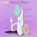 Spa Sciences CLARO Clinically Proven Blue & Red LED Acne Treatment Light Therapy System-FDA Cleared-Rechargeable- Professional Home Acne Healing/Clearing Treatment