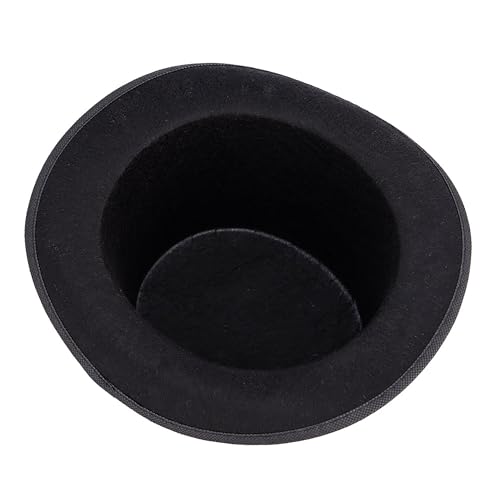 NOBONDO Funny Black Felt kids Top Hat - Dress Up Lincoln Hats for Magician or Ringmaster Costumes