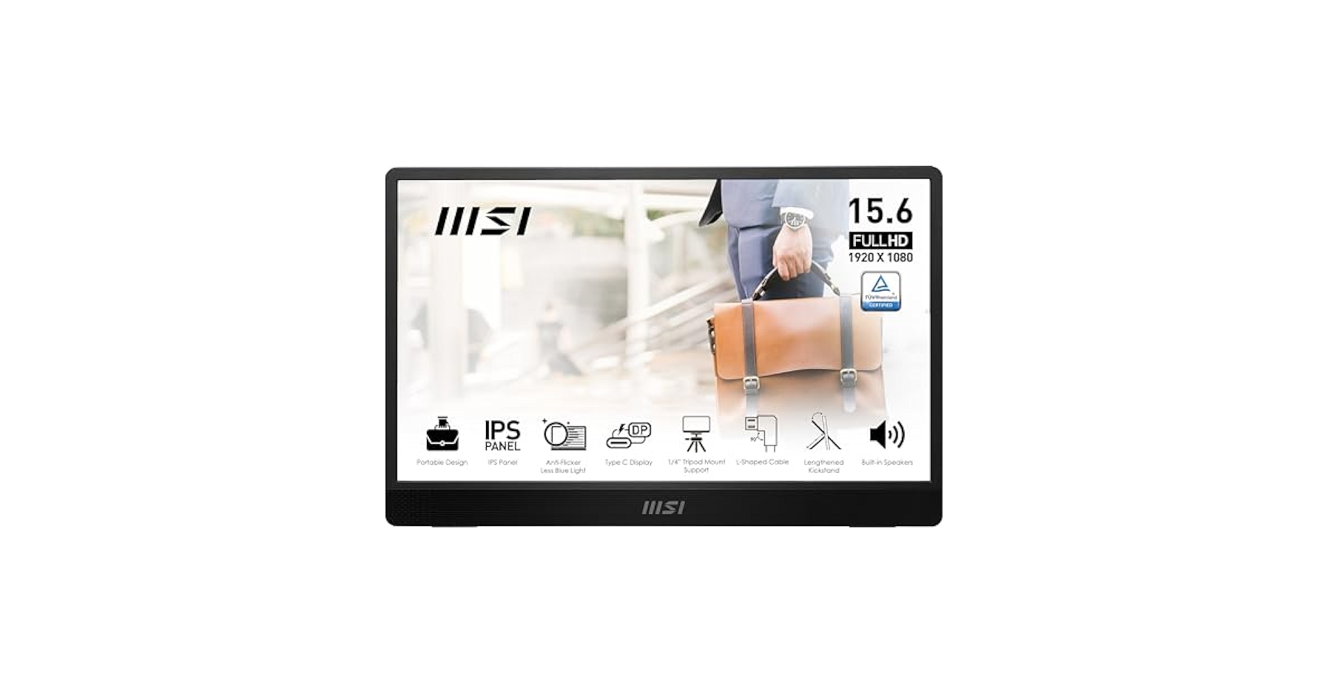 MSI 15.6型 PRO-MP161-E2 Amazon.com: MSI Pro MP161 E2 Portable Monitor, 15.6