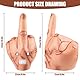 Mittelfinger Maske, Lustige Masken, Finger Vollkopf Latex Realistische Lustige Kopfmaske Erwachsene Gruselige Latex Mittelfinger Maske Kostüm Party Kopfbedeckung