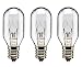 20 Watt Replacement Bulb for Conair Make Up Mirrors RP34B 130 Volt Includes 3 Bulbs