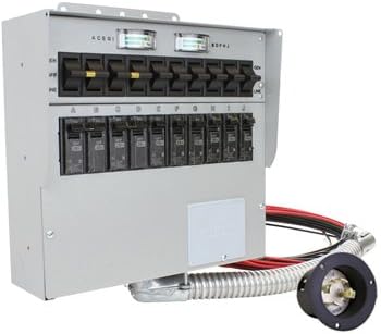 Pro / Tran Q Series Transfer Switch for Generator with 10 Circuit Breaker