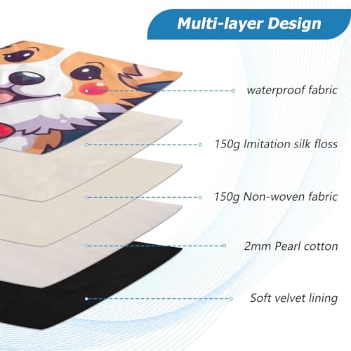Funda para portátil 13-14 pulgadas impermeable con diseño de perro miniatura 4