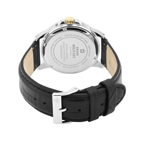 Swiss Military by Chrono Analogue White Dial Men's Watch-SM34039.11 - Image 3