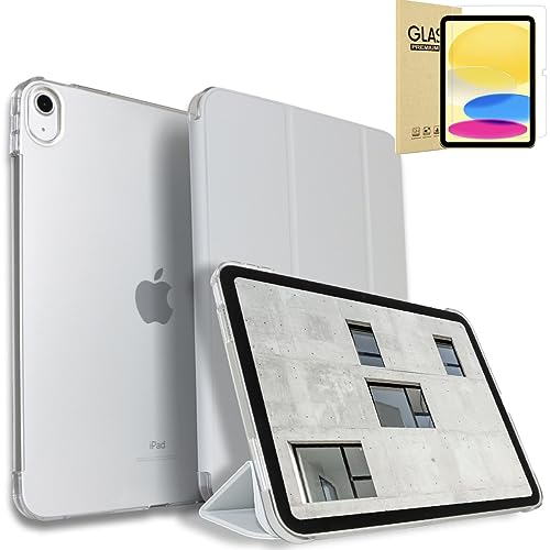 GWAAN iPad Air 11�C���` (M4/M3/M2) 2026/2025/2024�N���f�� �ƌ݊������� �P�[�X �X�}�[�g�J�o�[ �P�[�X �O�܂�ی�J�o�[ �N���A�o�b�N�P�[�X �����X�^���h�E�I�[�g�X���[�v�@�\ �y�ʁE���^�E�n�[�h�^�C�v �����K��