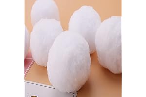 YYCRAFT Big White Pom Poms