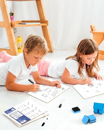Pizarra blanca portátil Nicpro para resolver dudas y practicar mates en clase 5