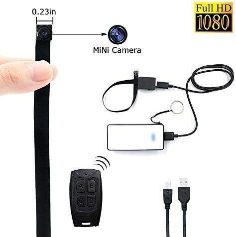 Super Mini Spy Hidden Cam LXMIMI 1080P HD Super Small Automatically Loop Recording Security Portable Cam with Wireless Remote Control