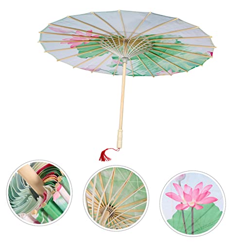 Parapluie en papier chinois authentique, objet d'art classique et accessoire de mode - 6