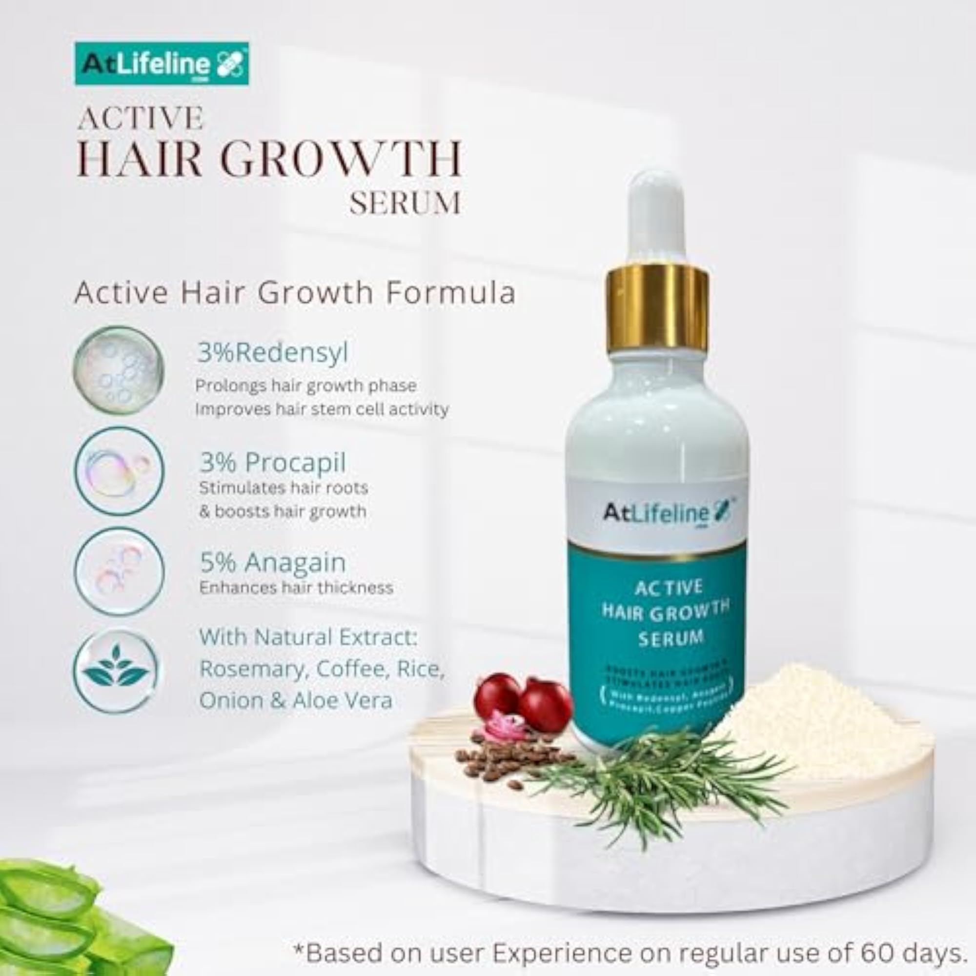 AtLifeline Active Hair Growth Serum