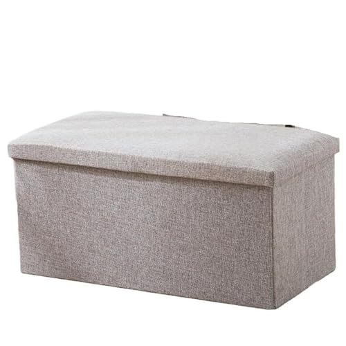 GIYXHU Puff Almacenaje Banco de Almacenamiento, Asiento, Cofre, contenedor, otomanos, Banco Zapatos, Caja Tela, Organizador Multifuncional con Gran Capacidad