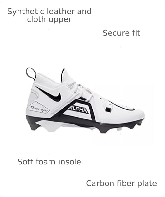 Image of Nike Men's Alpha Menace Pro 3 Football Cleats
