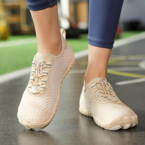 Image of Hike Barefoot Shoes for Women Men with Wide Toe Box, Healthy & Non-Slip Breathable Barefoot Water Shoes Beach Pool Aqua Swim Surf Hiking Walking Shoes