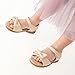 DREAM PAIRS Girls Sandals Fashion Bow Summer Shoes for Toddler/Little Kid,Size 7 Toddler,Khaki,KSD213
